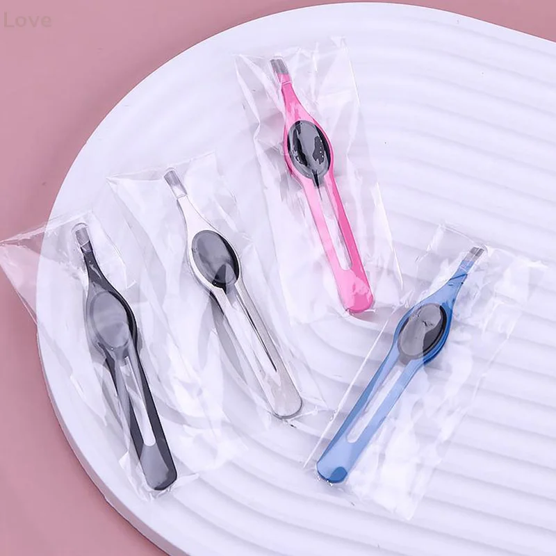 [L&P] Pinzette per sopracciglia Pinzette per estensione ciglia in acciaio inossidabile Depilazione degli occhi Lady Strumenti per il trucco del viso Bellezza essenziale