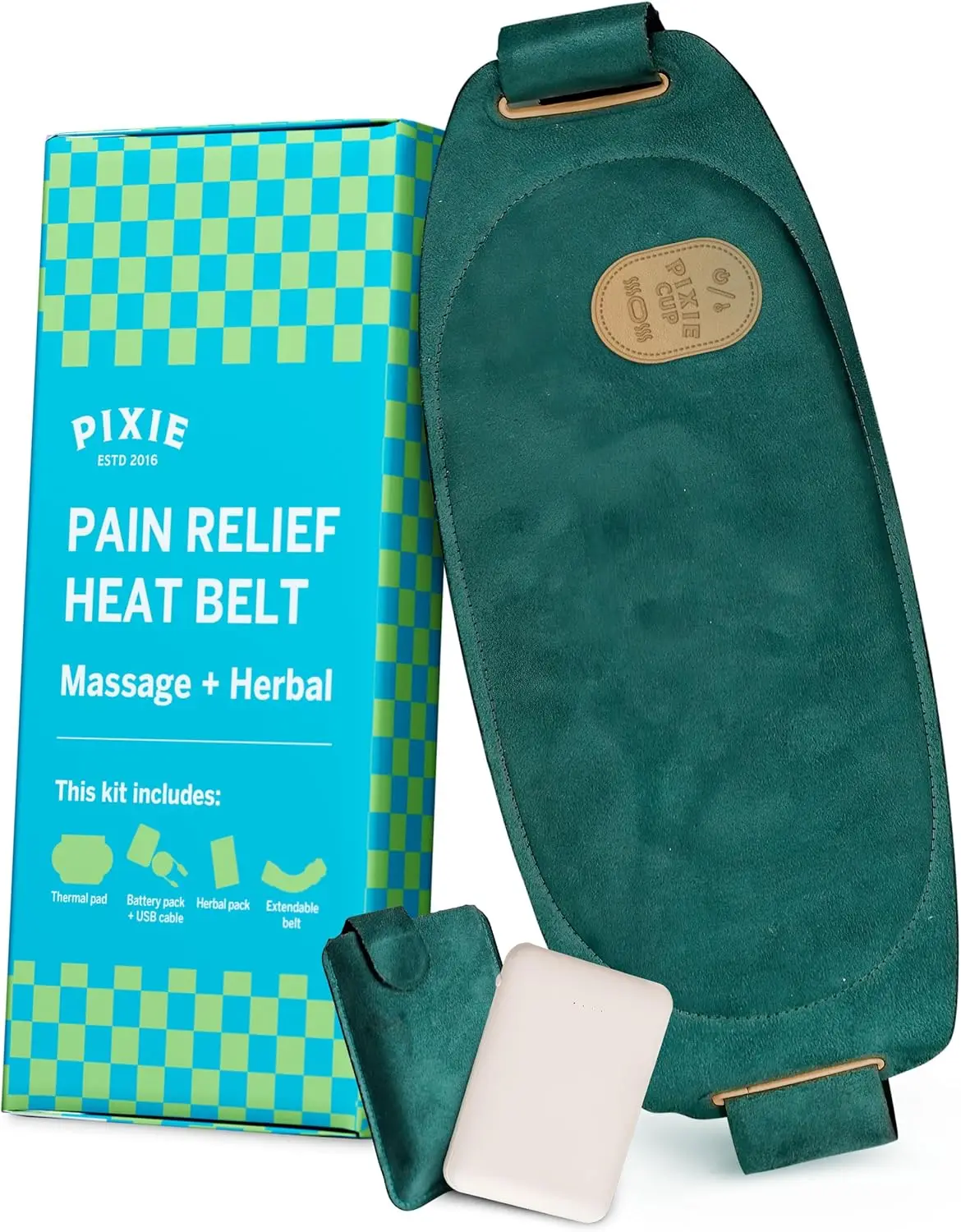 

Thinnest Wearable Heating Pad for Menstrual Cramps Relief - Portable, Cordless, FSA/HSA Eligible