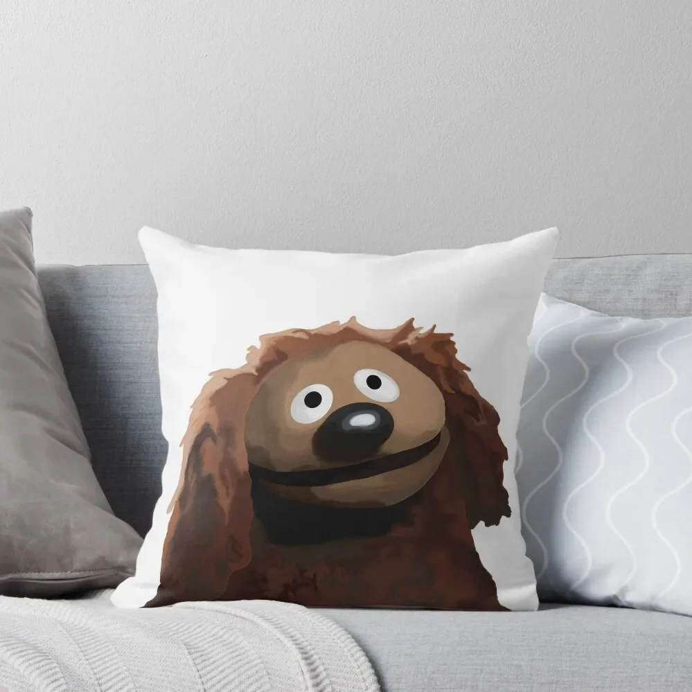 

Rowlf The Dog painting portrait (version 3/3 - no background) Throw Pillow Sofa Cushions Covers Christmas Pillow Covers pillow