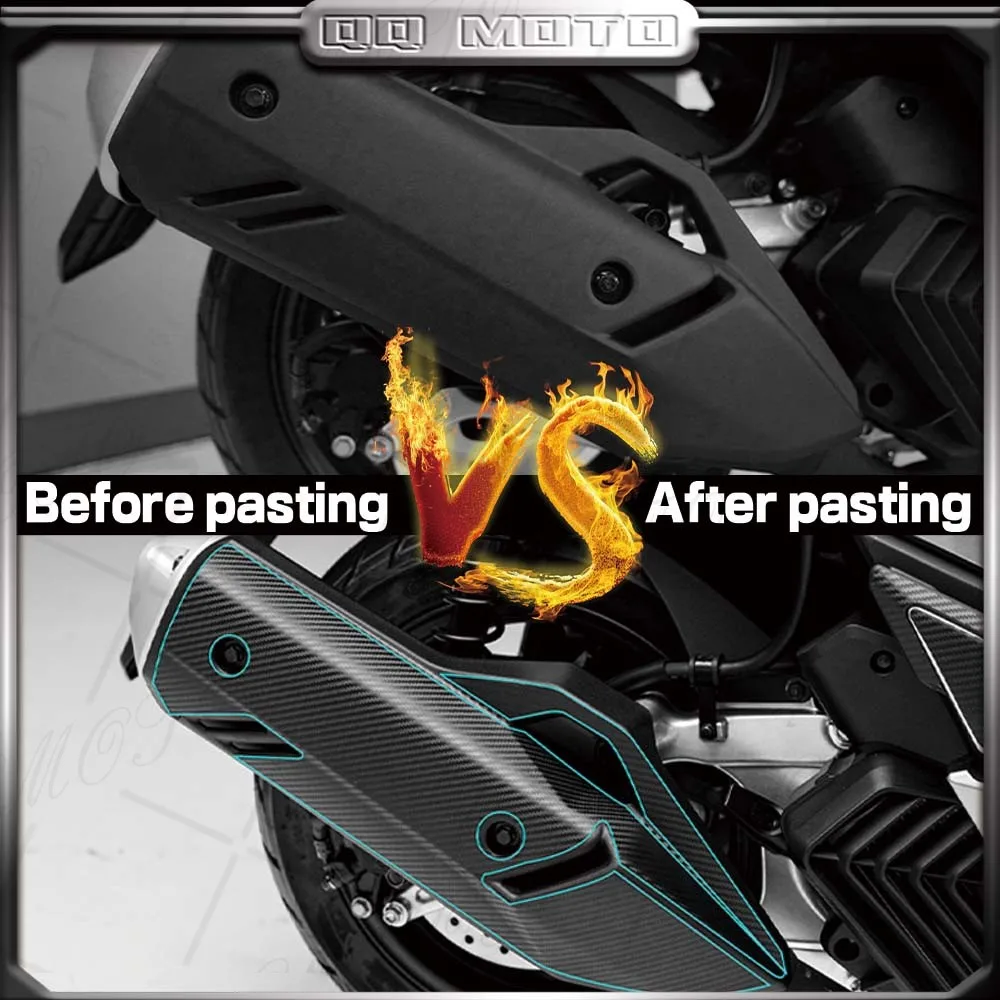 Motorcycle Refitting Sticker Carbon Fiber Frosted Full Vehicle Armor Body Protection Decal For PCX160 Pcx 160 pcx 160 2025