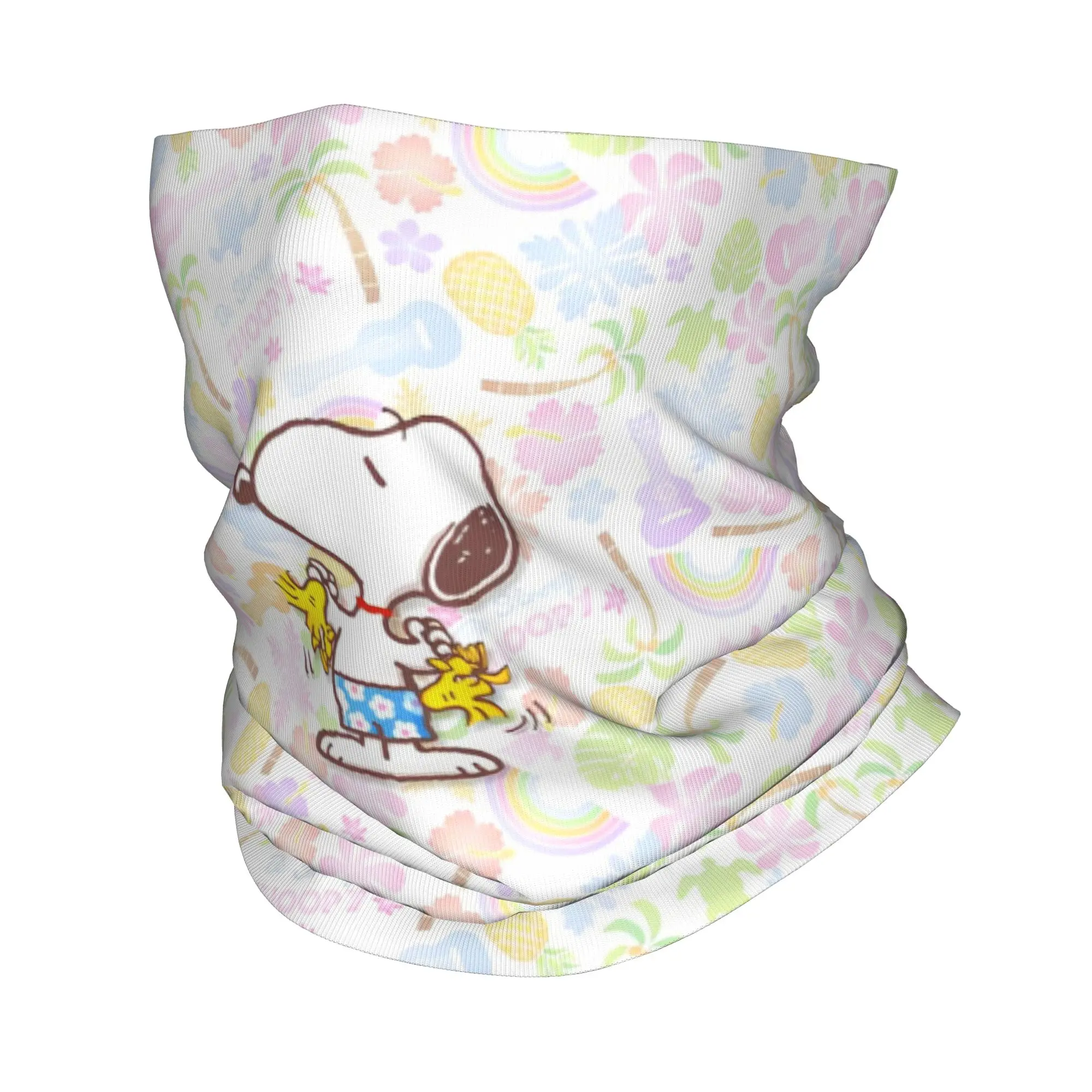 

Бандана Snoopys Summer Time, шарф с принтом, многофункциональная маска для лица, унисекс, для взрослых, зима