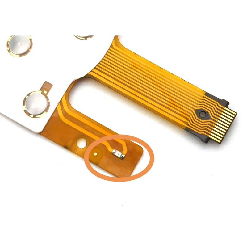 1 Stuks Geel Voor Nieuwe Vervangingsonderdelen Compatibel Met Voor Canon 550d Knop Board Functie Board Bediening Board Kabel