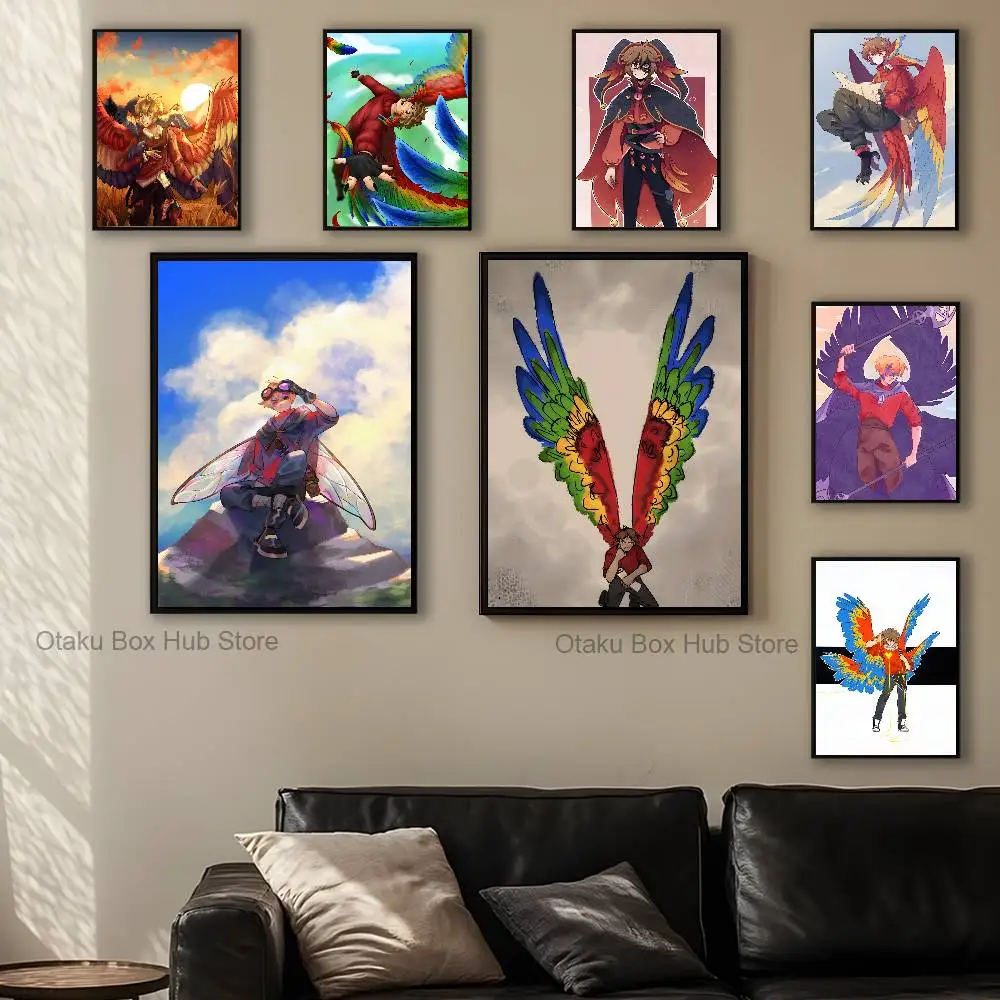 Grian Fanart Poster Prints Wall Art Picture Painting Gift Living Room Restaurant Bar Large Dec Sticker