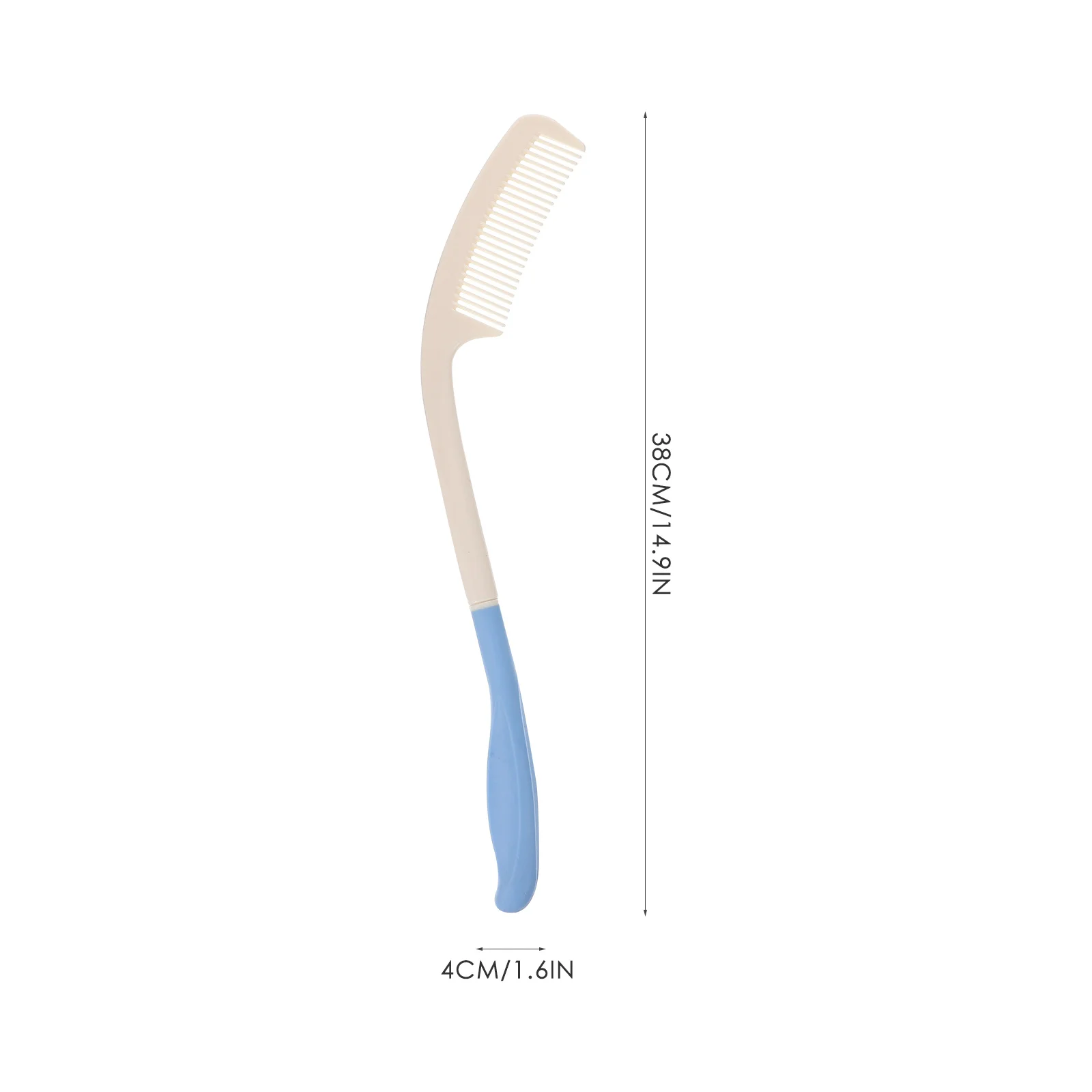 

Прочная расческа с длинной ручкой, изогнутая расческа для волос, пластиковая расческа для пожилых людей с ограниченными возможностями, домашняя больница для кормления, массаж головы, многоразовая