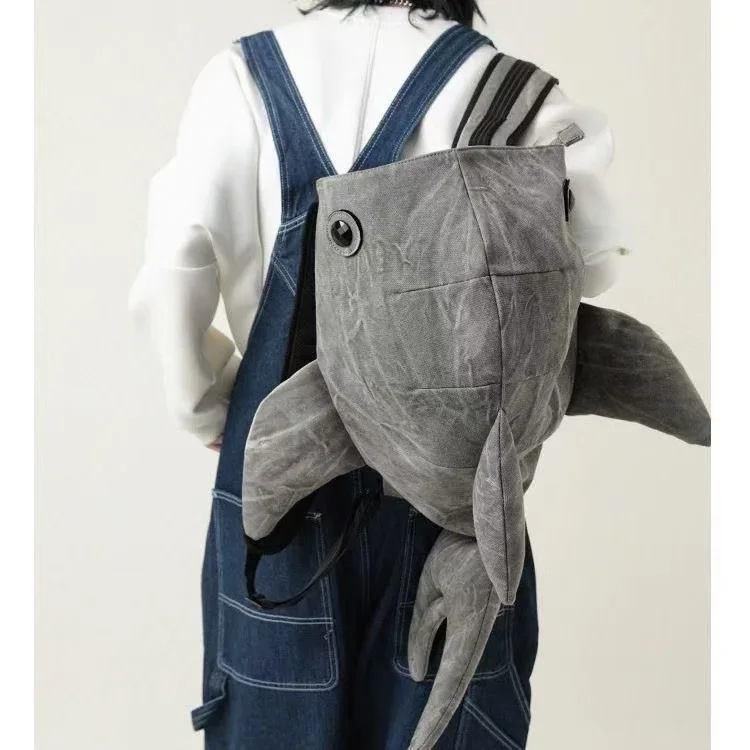 

Harajuku Y2k Backpack for Women Fashion Shark Bag Large Capacity Funny Backpacks Unisex Streetwear Trendy Mochilas Mujer рюкзак