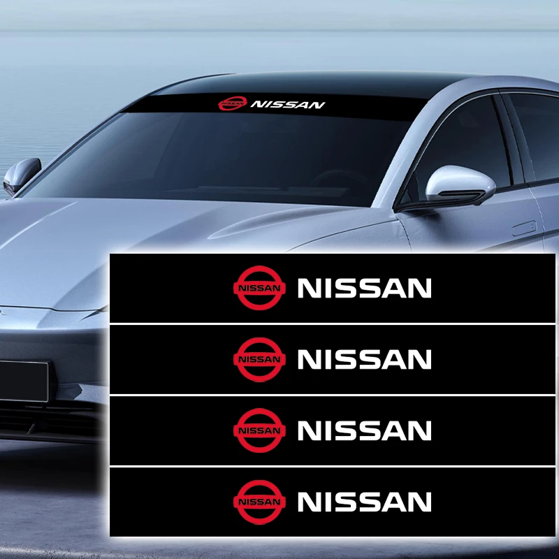 

Декоративные наклейки на переднее лобовое стекло автомобиля для Nissan DAYZ Livina Roox Sentra Altima Cube Micra Note Skyline NV300 NV350