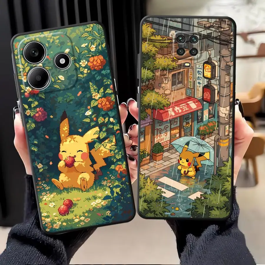 Hülle für Xiaomi Redmi Note 15 Pro Plus A1 A2 A3 A5 A7 12 K60 15A A15 Note 14 13 11 K40 Handyhülle Cartoon Niedlich P-PikachuS
