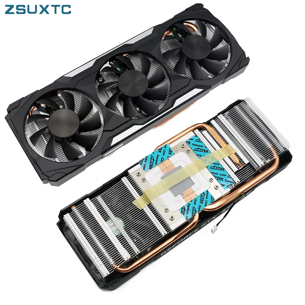 New For zotac GeForce RTX 2060 super Thunderbolt OC HA Video Card Heatsink Original RTX2060 Graphics Card Replacement  Heat Sink