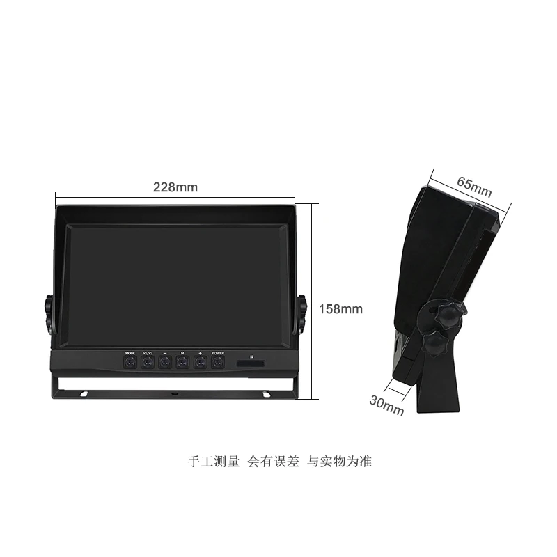SeemeTech Wireless AHD Night Vision Waterproof 9inch Monitor 1024x600 IPS 170 Viewing Angle DC 12V IR Reversing Backup 1-Year