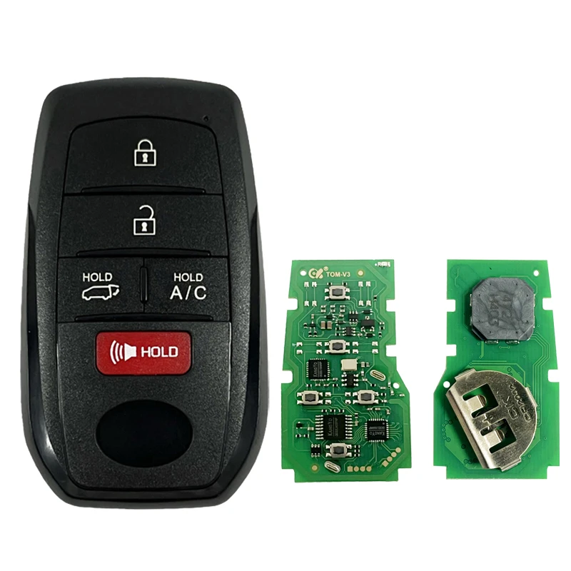 CN007323 ما بعد البيع 5 زر مفتاح بعيد ذكي CK 8A رقاقة 314.35/312.10Mhz FCC 8990H-42520 لتويوتا bZ4X 2023