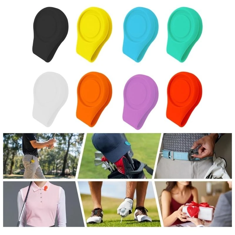 Multiple Color Sturdy Silicone Golf Hat Clip Ensures Easy Golf Marking