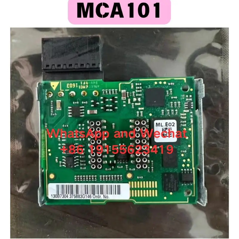 Used MCA101 130B1100 frequency converter communication card Functional test OK