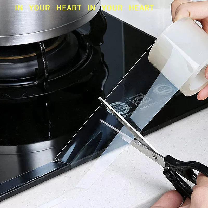 【X】/5M/10M Single Side Self-Adhesive Nano Tape Waterproof And Stain-Resistant Kitchen Bathroom Sink Caulk Strip Transparent Tape