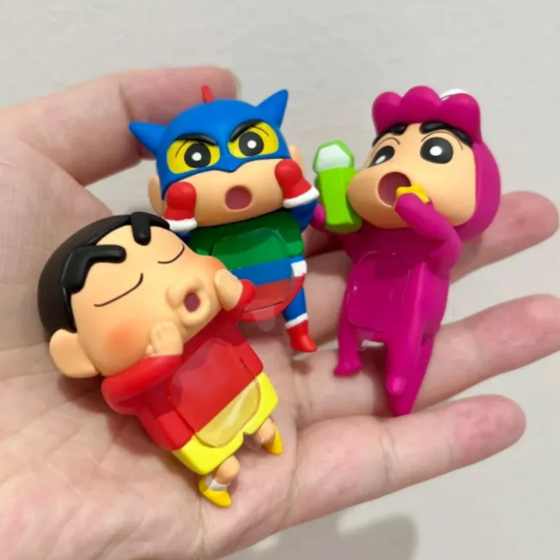 New Crayon Shin-Chan Blind Box Animation Figurine Hippers Mobile Phone Car Decoration Figurine Pendant Gift Anime Periphera Gift