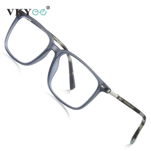 Imagen 2 del producto VKYEE, gafas de lectura con luz azul para hombre, diseño de moda cuadrado geométrico clásico Simple, se pueden personalizar con prescripción LS215
