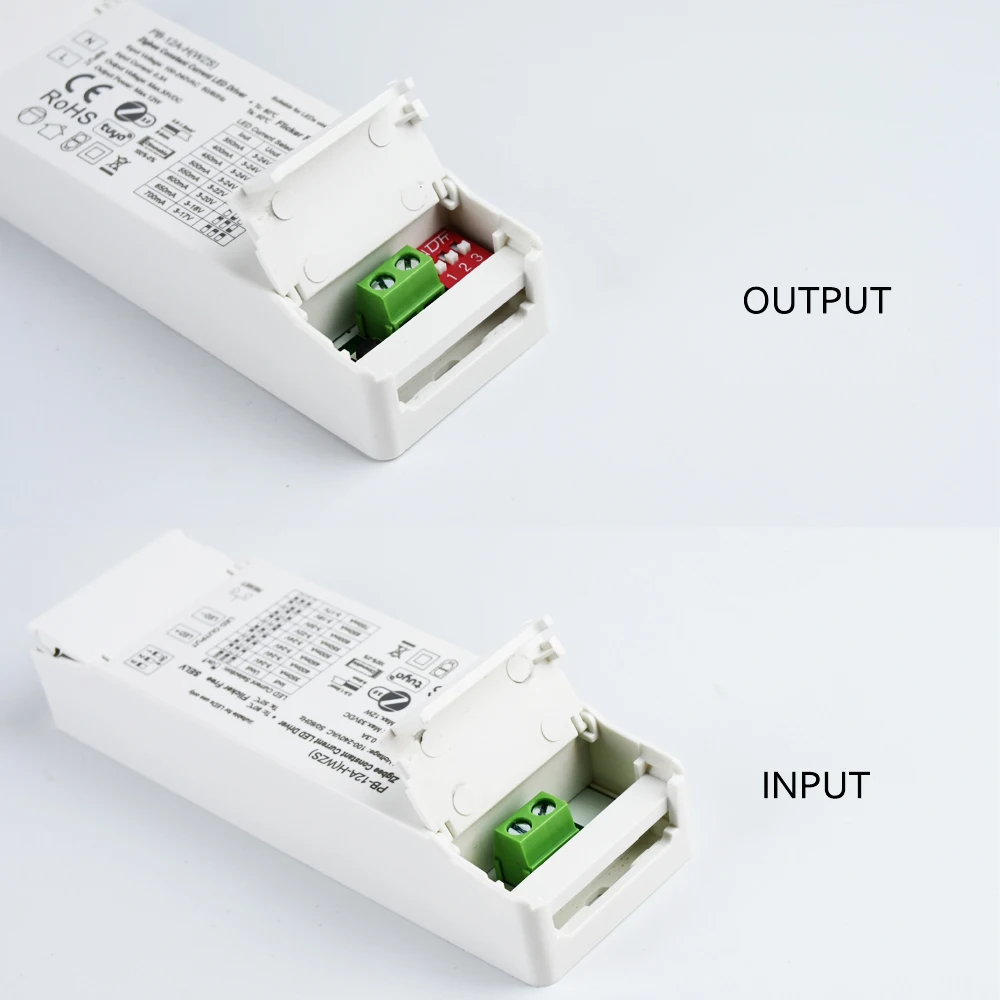 12W Zigbee LED Driver Brightness adjust 3-24V / 9-45V Single Color Strip Smart Life APP Voice Control Dimmable For Alexa Google