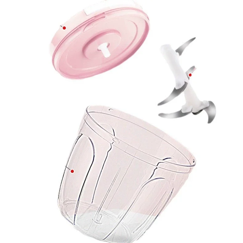 دليل اللحوم المفرمة الثوم المروحية اليد سحب الصحافة كسارة الخضار طاحونة الفلفل الحار البصل القاطع أدوات المطبخ الطبخ