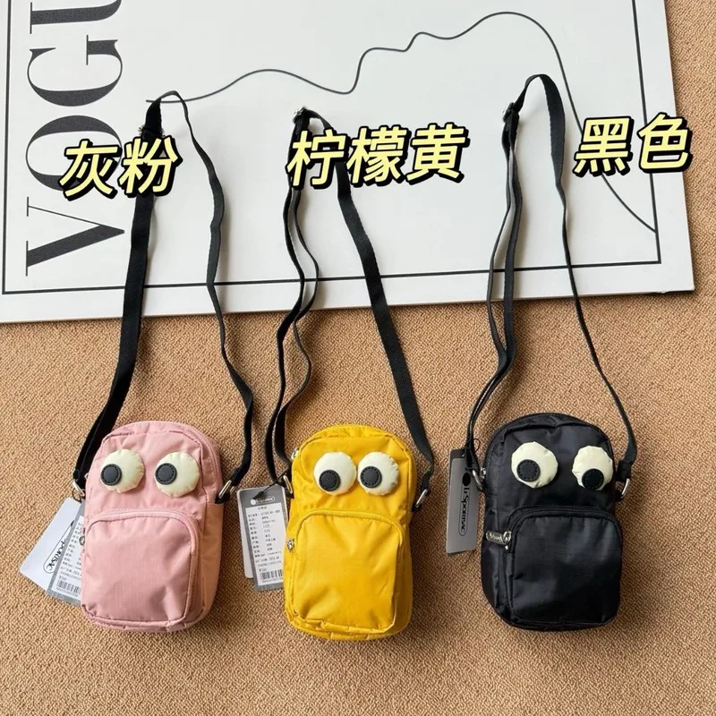 

Lesportsac New Big Eyes Series Cute Women'S Bag Travel Crossbody Bag Soft Zipper Phone Bag Korean Sle Casual Oulder Bag Replica