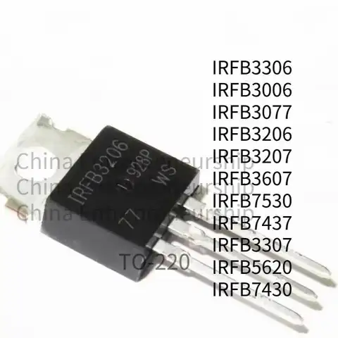 5PCS/LOT IRFB3306 TO-220 IRFB3306PBF IRFB3006 IRFB3077 IRFB3206 IRFB3207 IRFB3307 IRFB3607 IRFB5620 IRFB7530 IRFB7437 IRFB7340