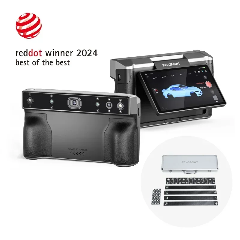 Revopoint MIRACO Plus 3D Scanner with Photogrammetric Metrology Kit 0.02mm Precision 20Fps Handheld Scanner