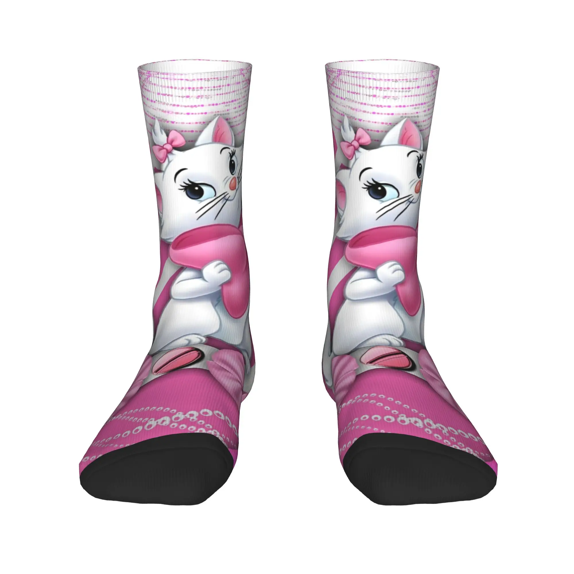 Men Socks The Aristocats Marie Cat  Stockings Non-Slip Medium Soft Socks Autumn Gothic Graphic Running Socks