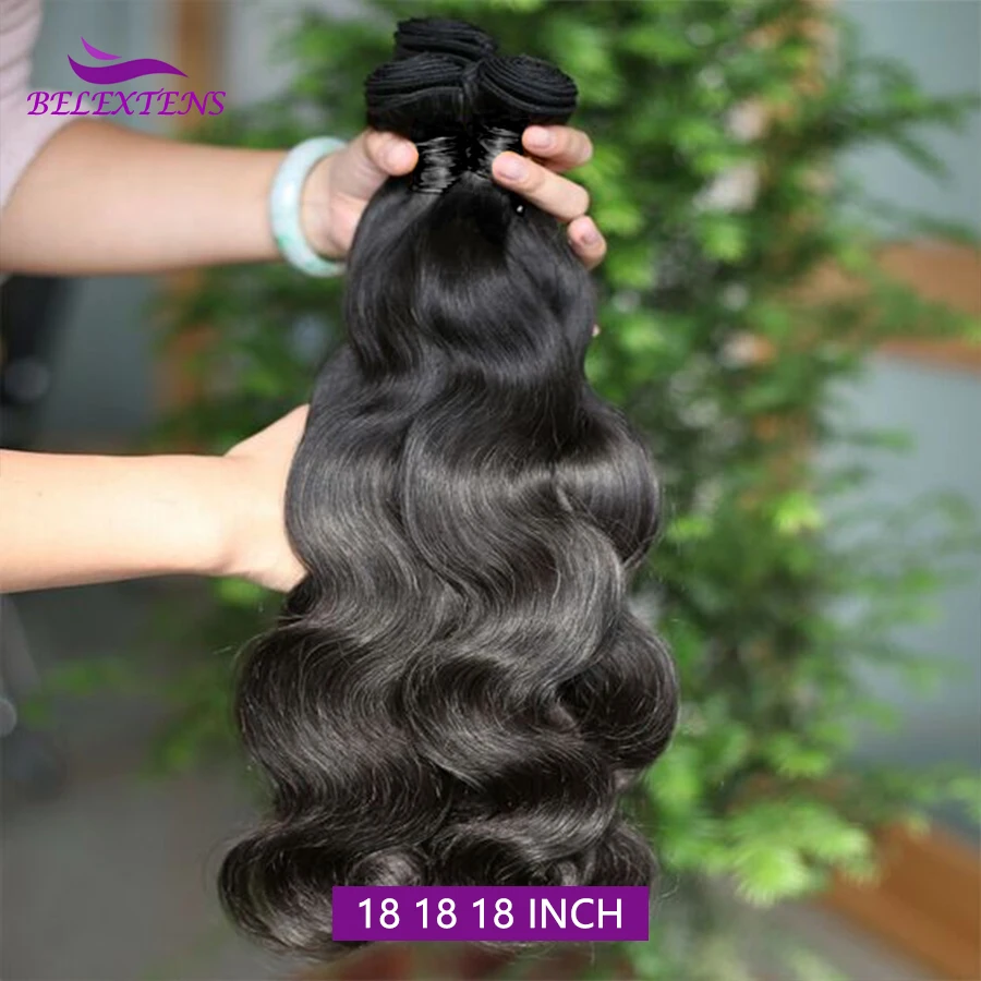 Mechones Body Wave 12A de cabello humano 100%, tejido de 12 a 32 pulgadas, extensiones brasileñas de cabello crudo 2