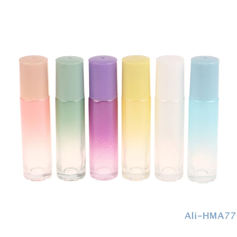 10Ml Draagbare Matglazen Etherische Olie Roller Flessen Mini Navulbare Rol Op Flesjes Voor Aromatherapie