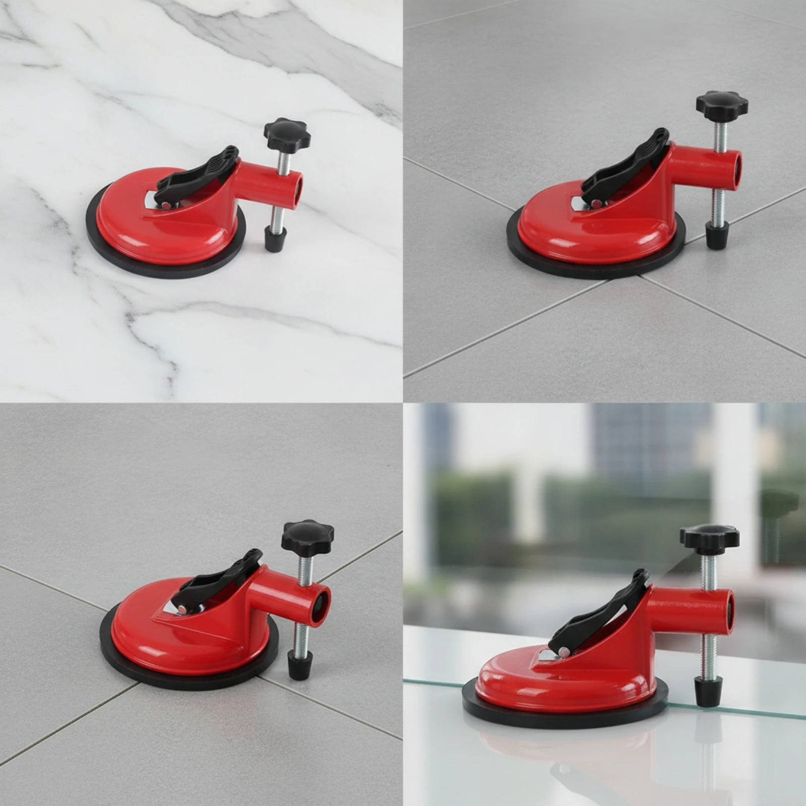 Tile Leveling Clamp with Suction Cup Adjustable Suction Cup Tile Leveler Compact Multi-Surface for Installers