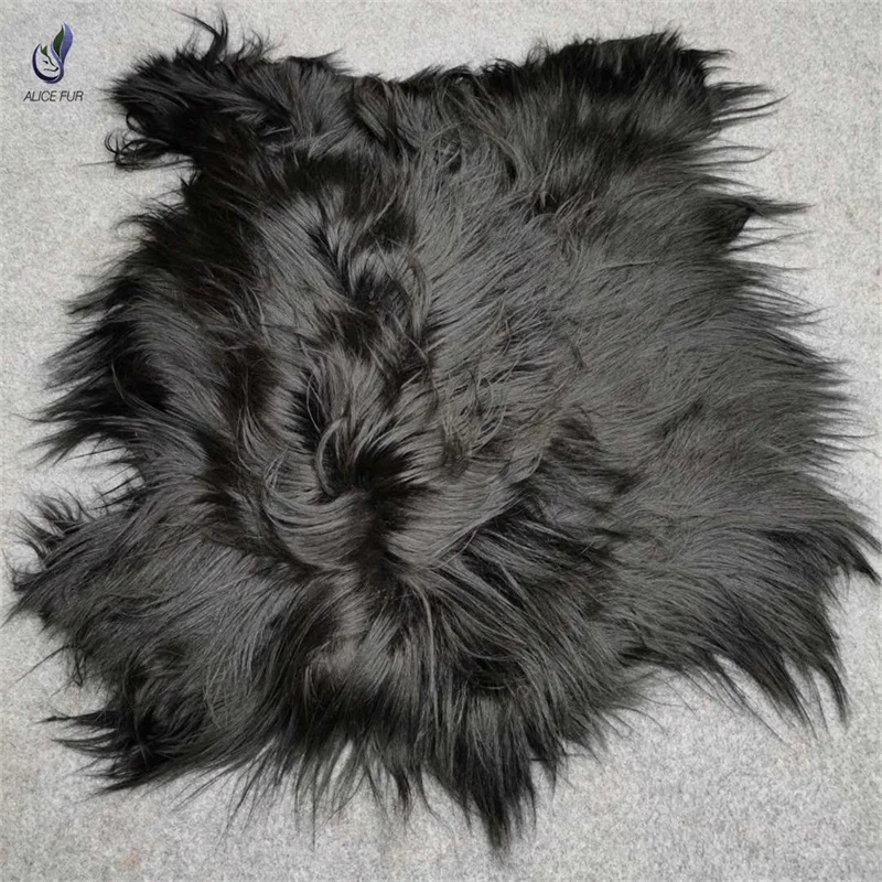 

Wholesale Supply Straight Long Haired Goat Skin For Home Decoration Blankets Garments