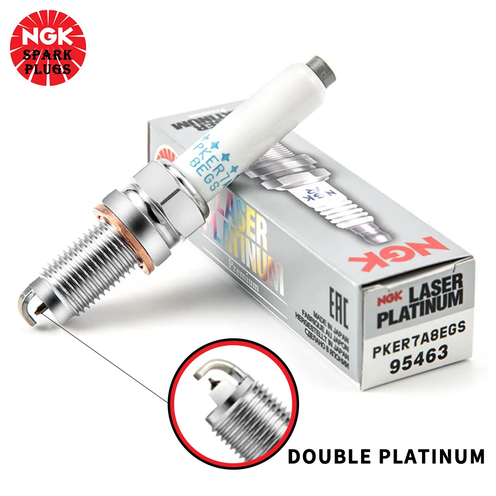 NKG Double Platinum Spark Plug Suitable for Audi A1A3 Volkswagen BeetleB8 Variant Tuyue Tuguan Santana Passat PHEV Skoda Jetta