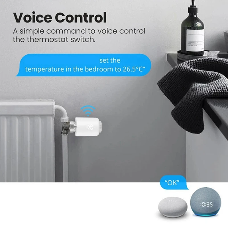 MAKE Tuya-Zigbee-Smart-Thermostatic-Válvula-Controlador de Aquecimento-Thermostático-Radiador-Válvula-Remoto-Thermostato-Mobile-App-Control