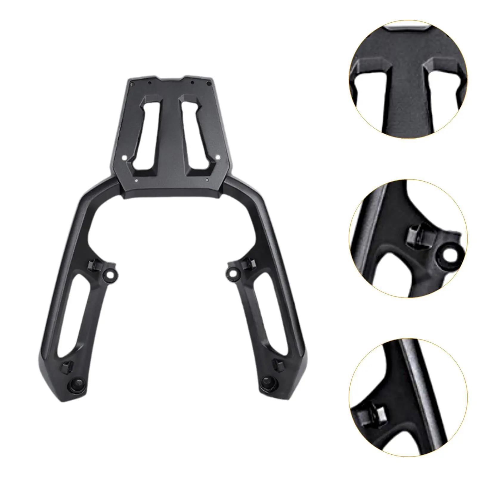 Heavy Duty Motorcycle Luggage Rack Lightweight Aluminum Rear Cargo Holder Extended Tail Shelf for BWS125 150CC