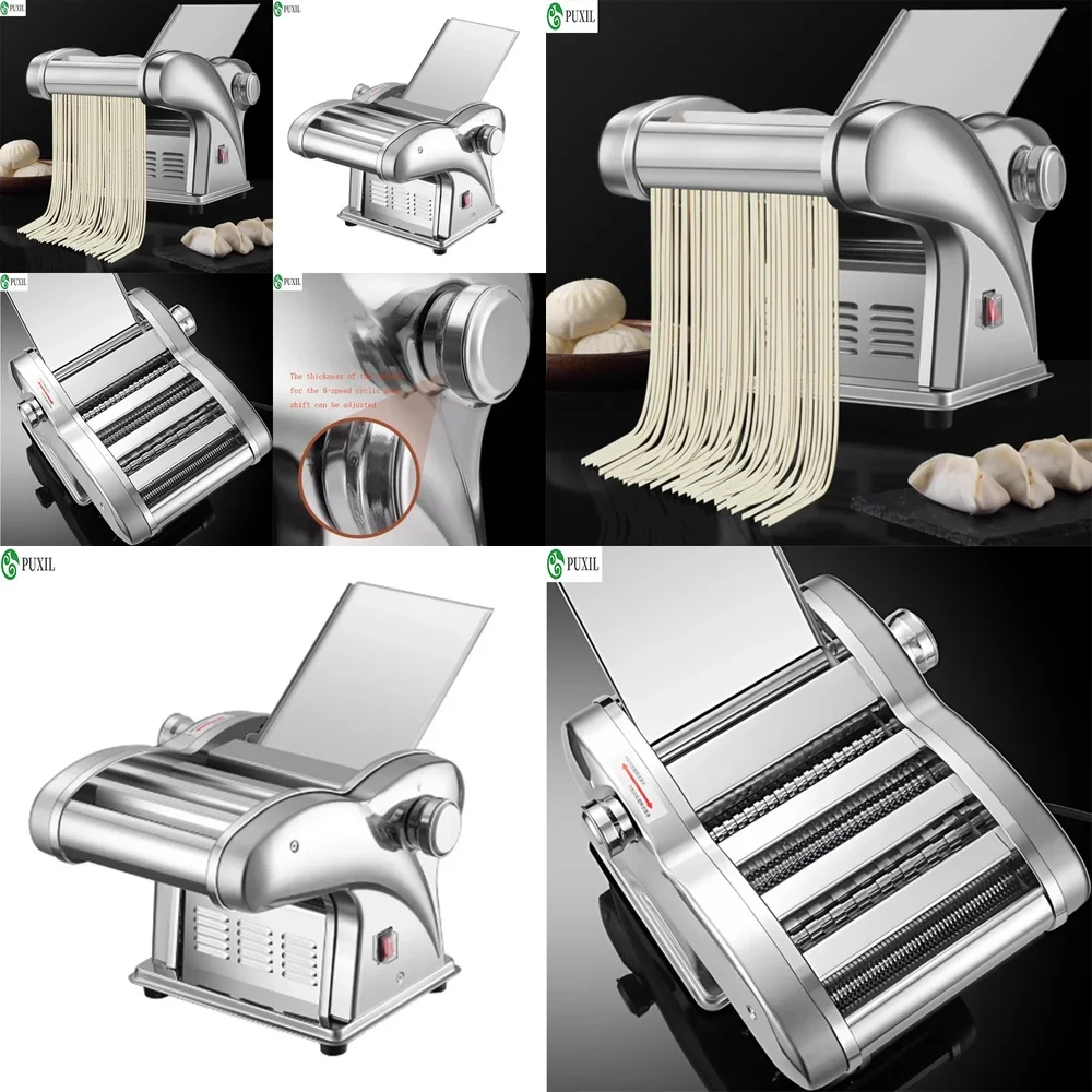 

Commercial Electric Noodle Press Machine for Home Use Fully Automatic Multifunctional Stainless Steel Dough Roller for Pasta