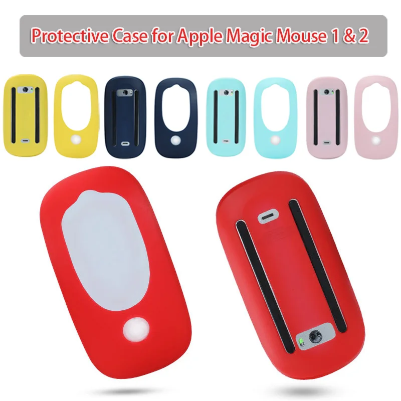 

Protective Case for Apple Magic Mouse 1 & 2 Silicone Cover Sleeve Protector Film Waterproof & Dustproof Mouse Cover Mice Shell