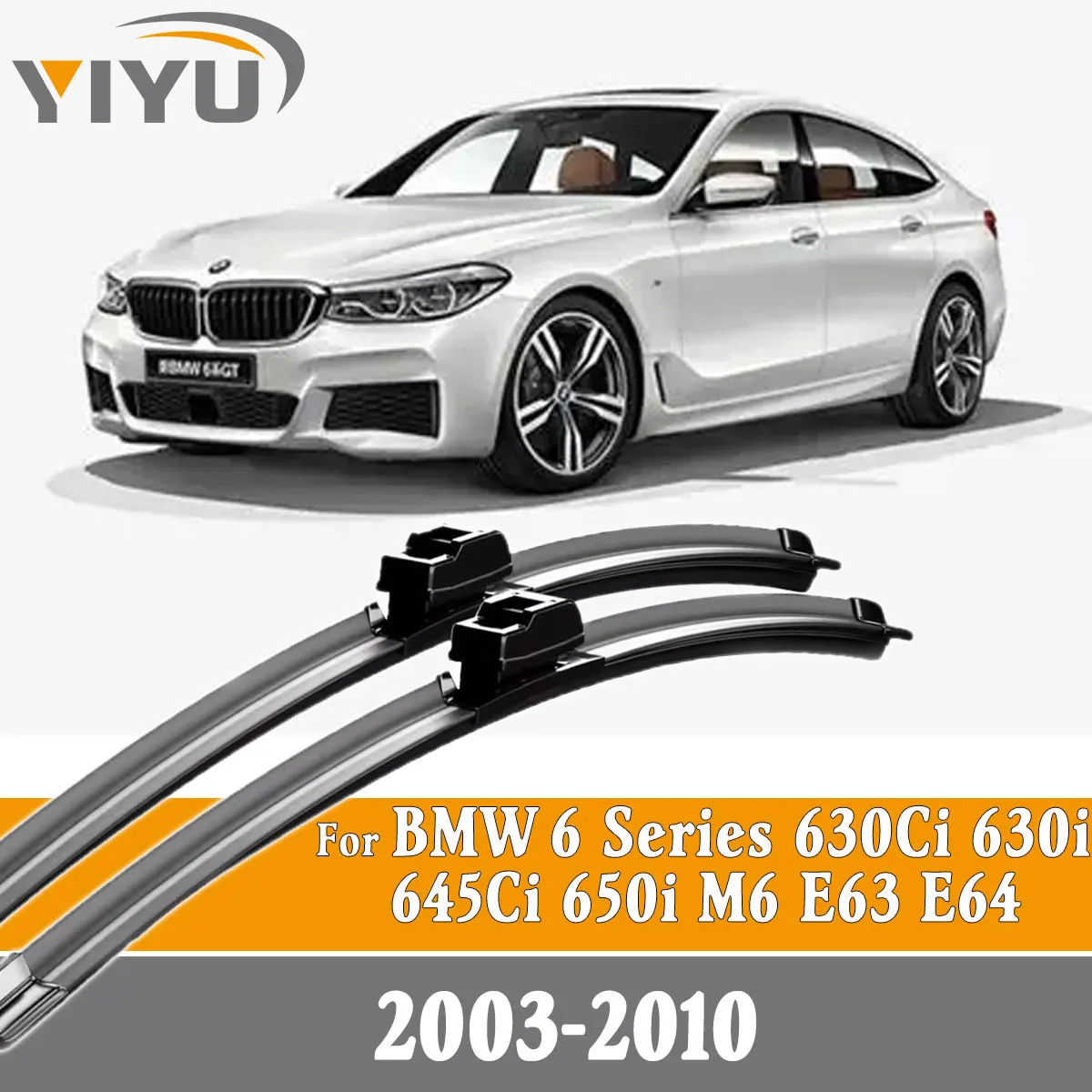 

2 шт. щетки переднего стеклоочистителя автомобиля для BMW Серия 630Ci 630i 645Ci 650i M6 E63 E64 2003-2010, аксессуары, ветровое стекло, лобовое стекло