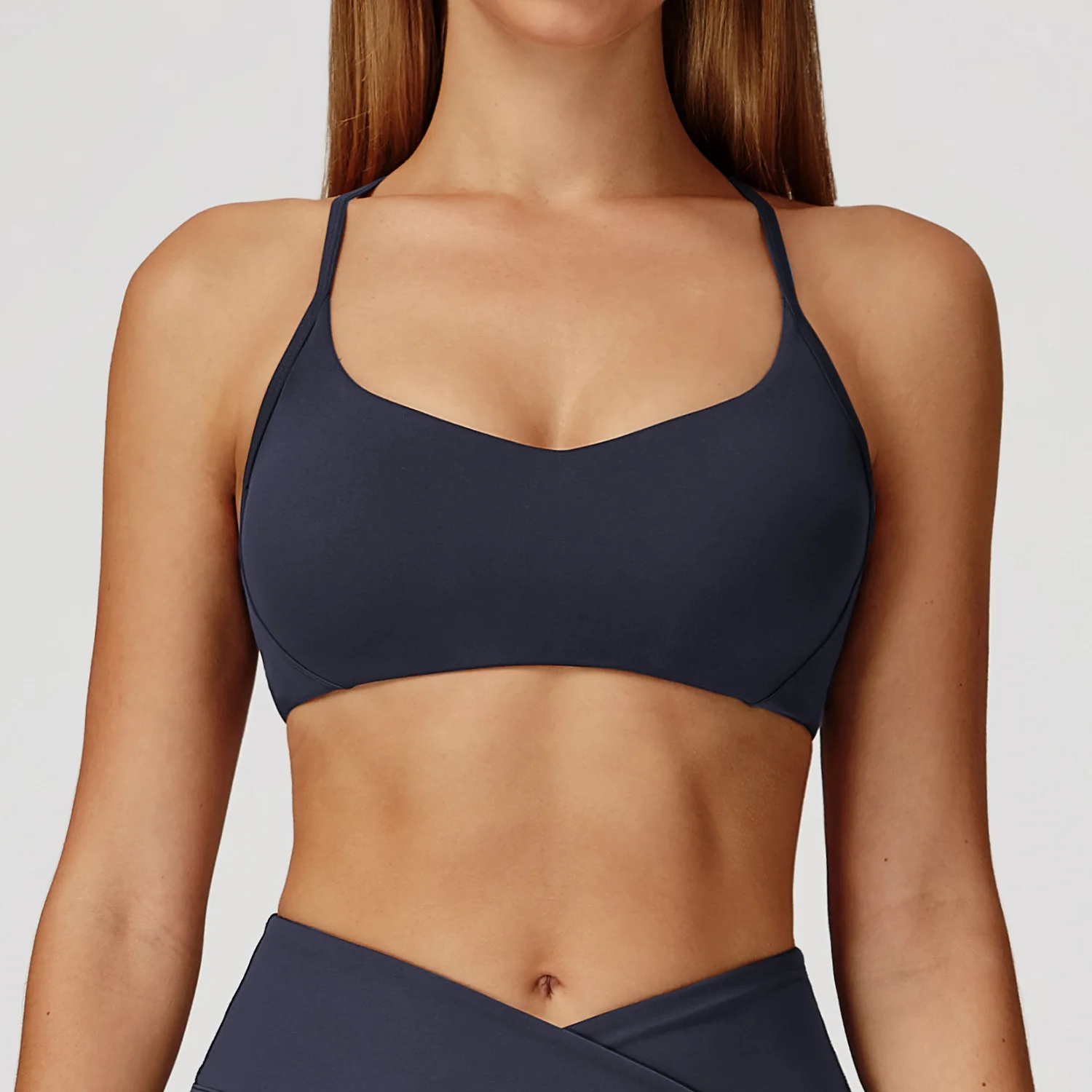 

Yoga Underwear Women Sports Bra Breathable Shock Proof Gym Workout Fitness Push up Top Yoga Running Active Sportswear Vest Bra