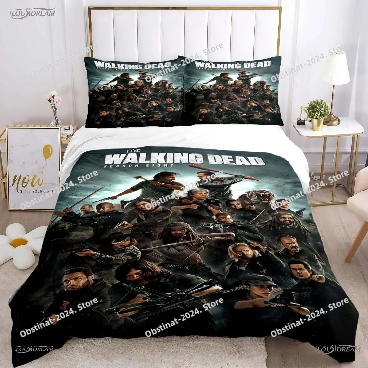 

Walking Dead Movie Pattern All Season Duvet Cover Bedding sets Luxury Soft Quilt Cover and Pillowcases SingleDoubleQueenKing