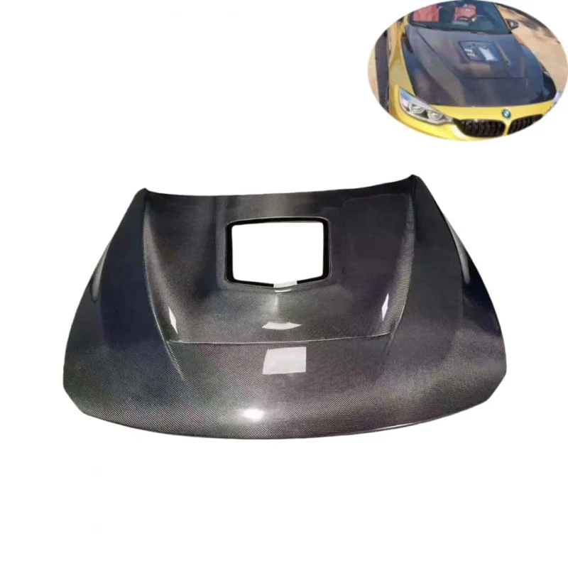 

Высококачественный новый передний капот из прозрачного стекла в стиле GTS с болтами из углеродного волокна для 3-й серии F80 M3 4 F32 F82 M4