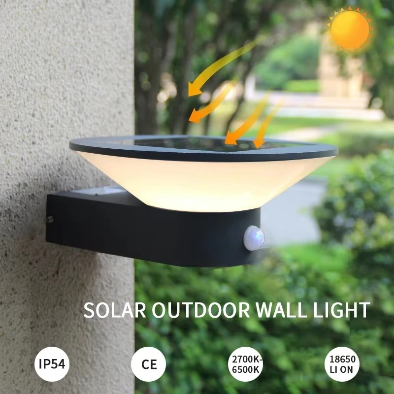 

Tall Giant New Design Modern Solar Garden Wall Light Lawn Light