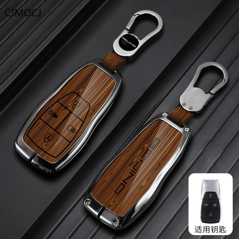 Premium Zinc Alloy Key Cover for Beijing BJ30/BJ40  - Protective Key Case Keybag Keychain