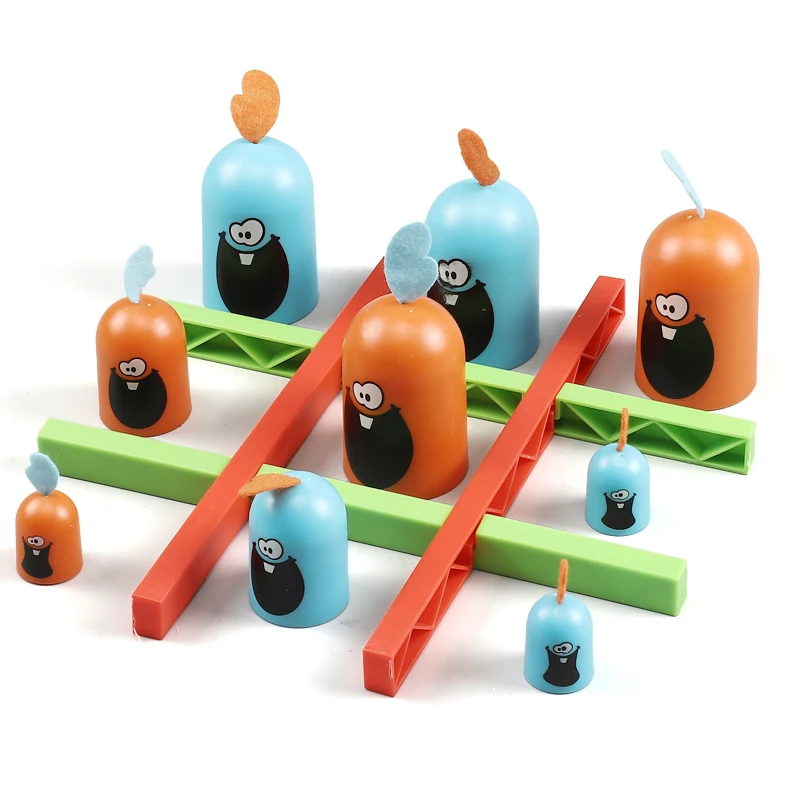 

2 Players Tic Tac Toe Board Game Parent-child Interactive Competition Strategy Funny Toys