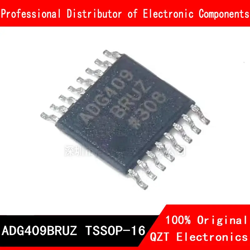 

10pcs/lot ADG409BRUZ TSSOP ADG409 ADG409B ADG409BR ADG409BRU TSSOP-16 new original In Stock