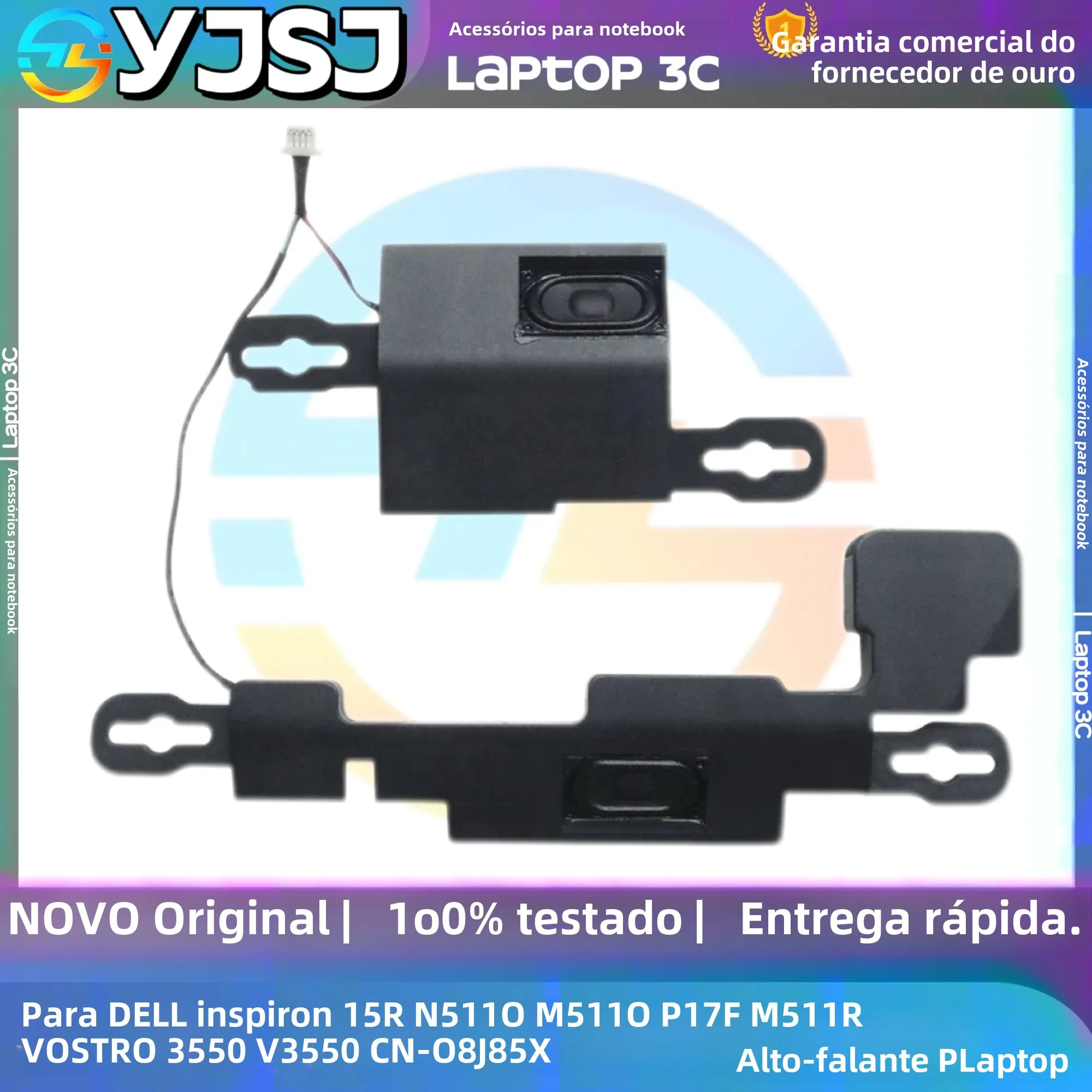 Novo alto-falante original para laptop dell inspiron 15r n5110 m5110 p17f m511r vostro 3550 v3550 buzina áudio 23.40913.001 CN-08J85X