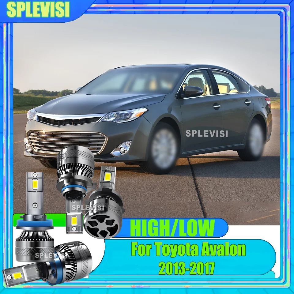 

9005 H11 Front Car Headlamp Kit Bright CSP LED Lamps 6000K high longevity Waterproof For Toyota Avalon 2013-2017 2014 2015 2016