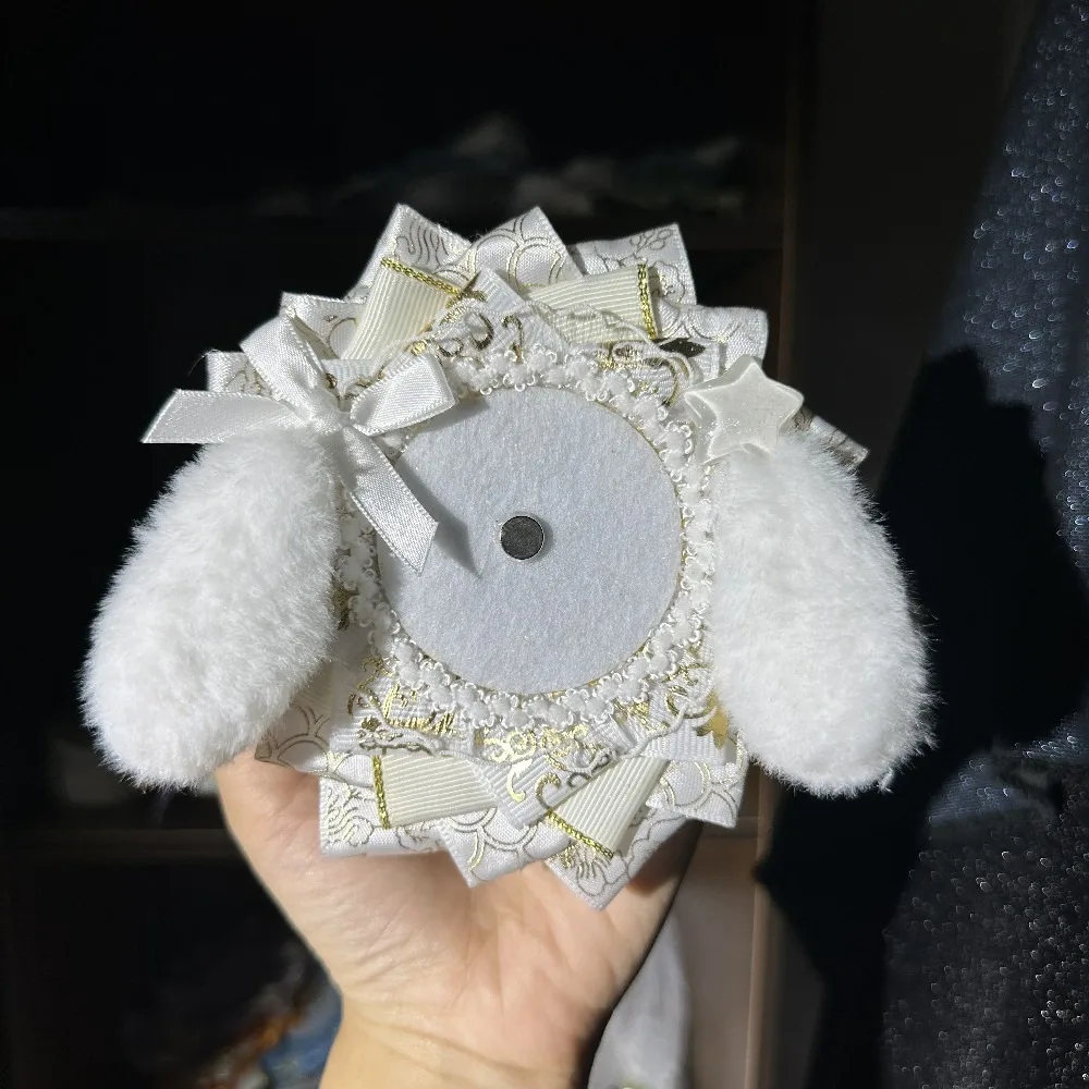 Cute Cat Ear Itabag Badge Holder DIY Handcrafted Handmade Lolita Badge Holder Itabag Decoration Accessorie Ornament Card Holder