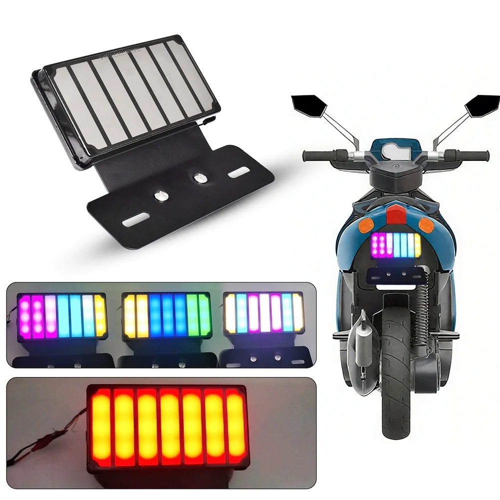 防水-12v-オートバイ-led-テールライト点滅ブレーキ信号灯ほとんどのオートバイに適しています簡単なインストール