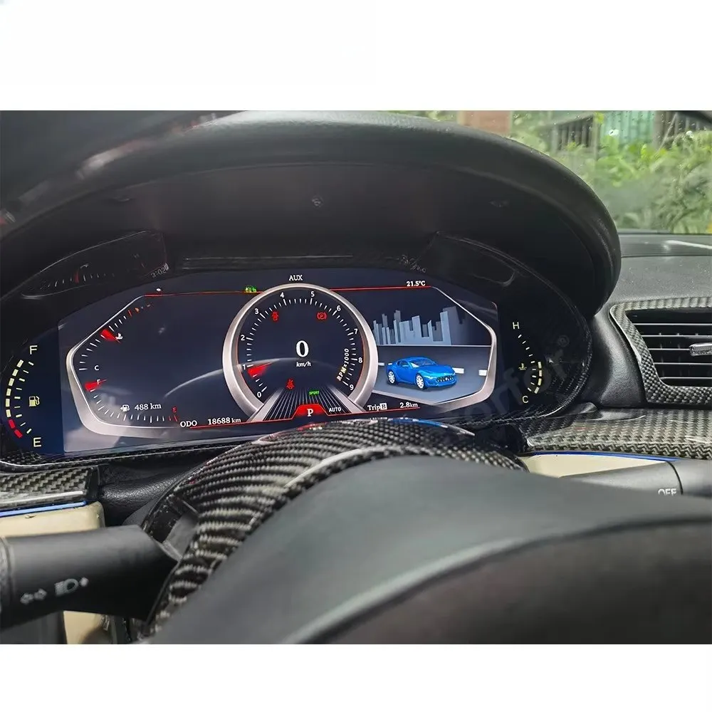 LCD Dashboard for GT LCD Instrument Panel LCD Odometer Virtual Digital Cluster Cockpit