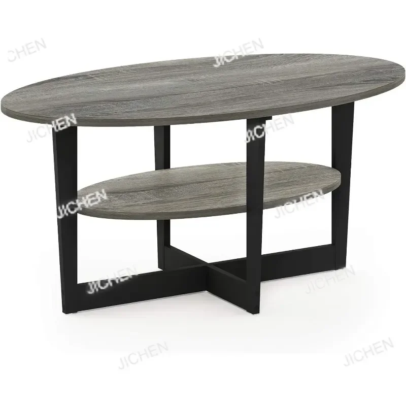 Coffee Table, 1-Pack, Oak Grey/Black