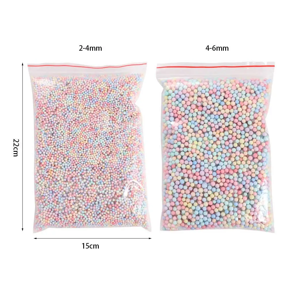 Mini Macaron Foam Ball Resilient 2-4mm/4-6mm Packing Box Stuffing No Smell Bubble Ball Children