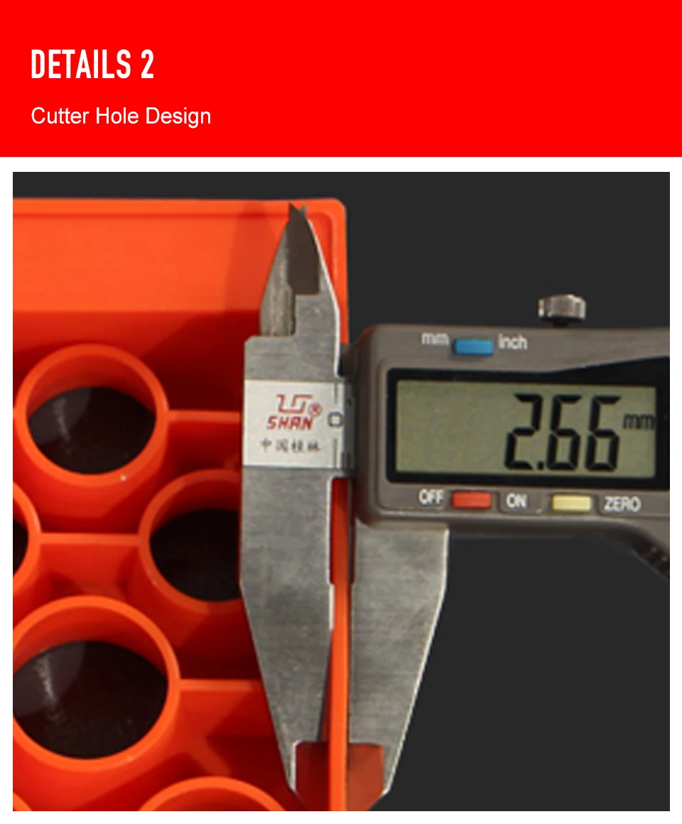 D4-16MM fräser fräser koffer cnc aufbewahrung sbox er16 er20 er32 collet aufbewahrung sbox pp werkzeug halter organisator cnc bearbeitungs zentrum – Detail 11